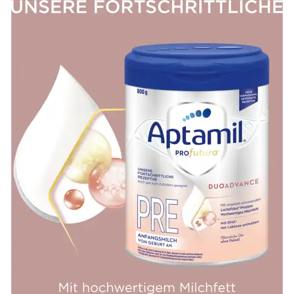 PROFUTURA DUOAdvance PRE Anfangsmilch von Geburt an