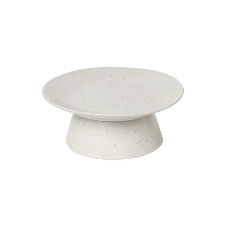 Broste Copenhagen - Nordic Vanilla Tortenplatte, Ø 14,5 x 6 cm, cream