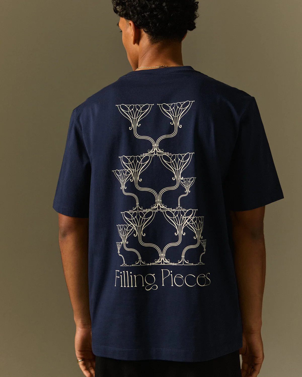 T-shirt Champagne Maritime Blue