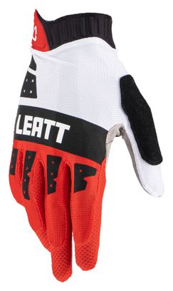 Gants Longs Leatt MTB 2.0 X-Flow Rouge/Blanc
