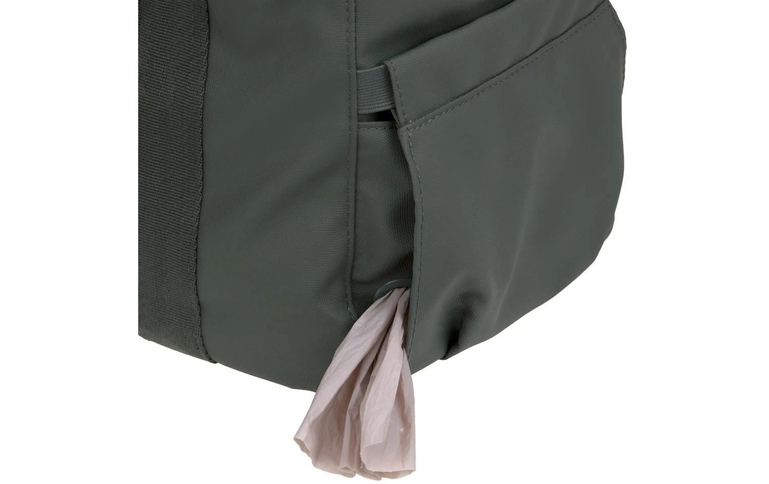 Hundetragetasche Weda Dark Olive<br>Nachhaltige Hundetasche und Matte in einem