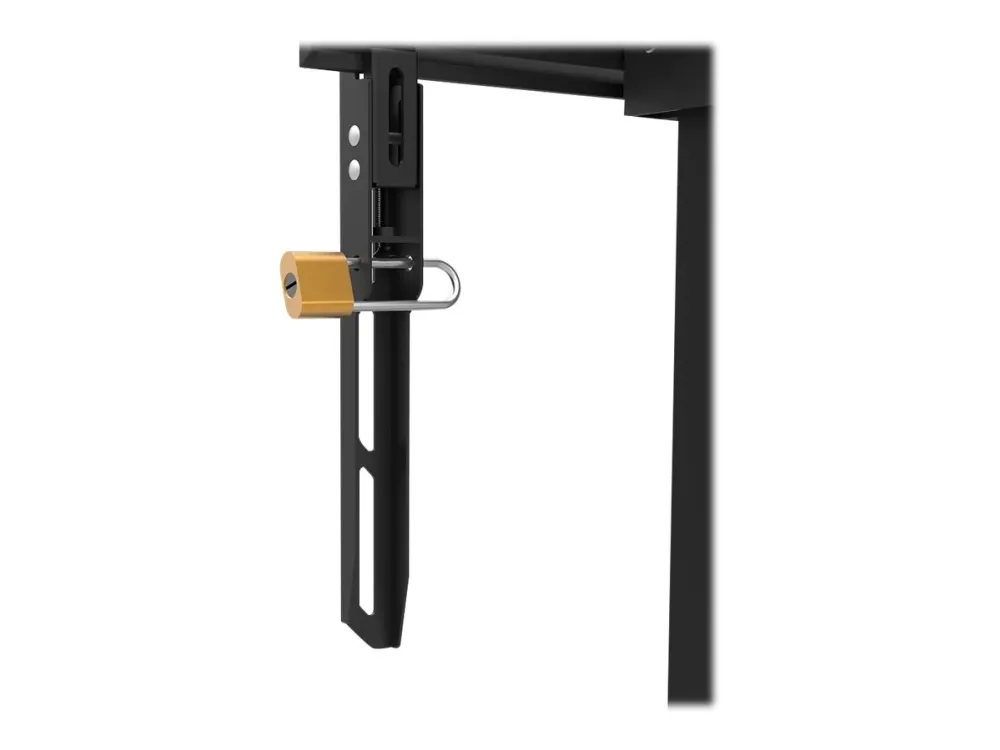 Neomounts FL55-875BL1 - Vogn med hjul - motoriseret - for LCD display - låsbar - stål - sort - skærmstørrelse: 55
