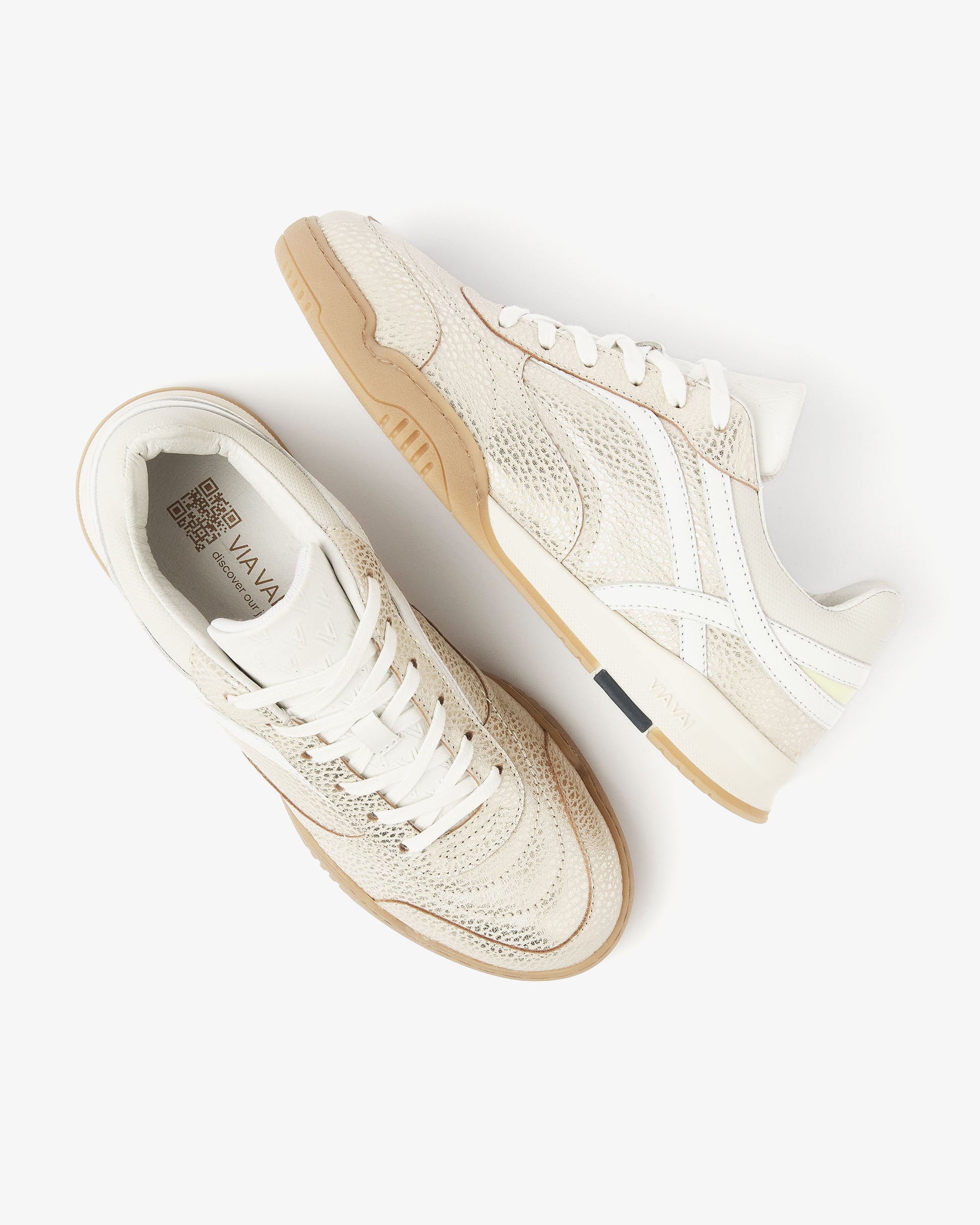 VIA VAI metallic dames sneakers Kris Sky