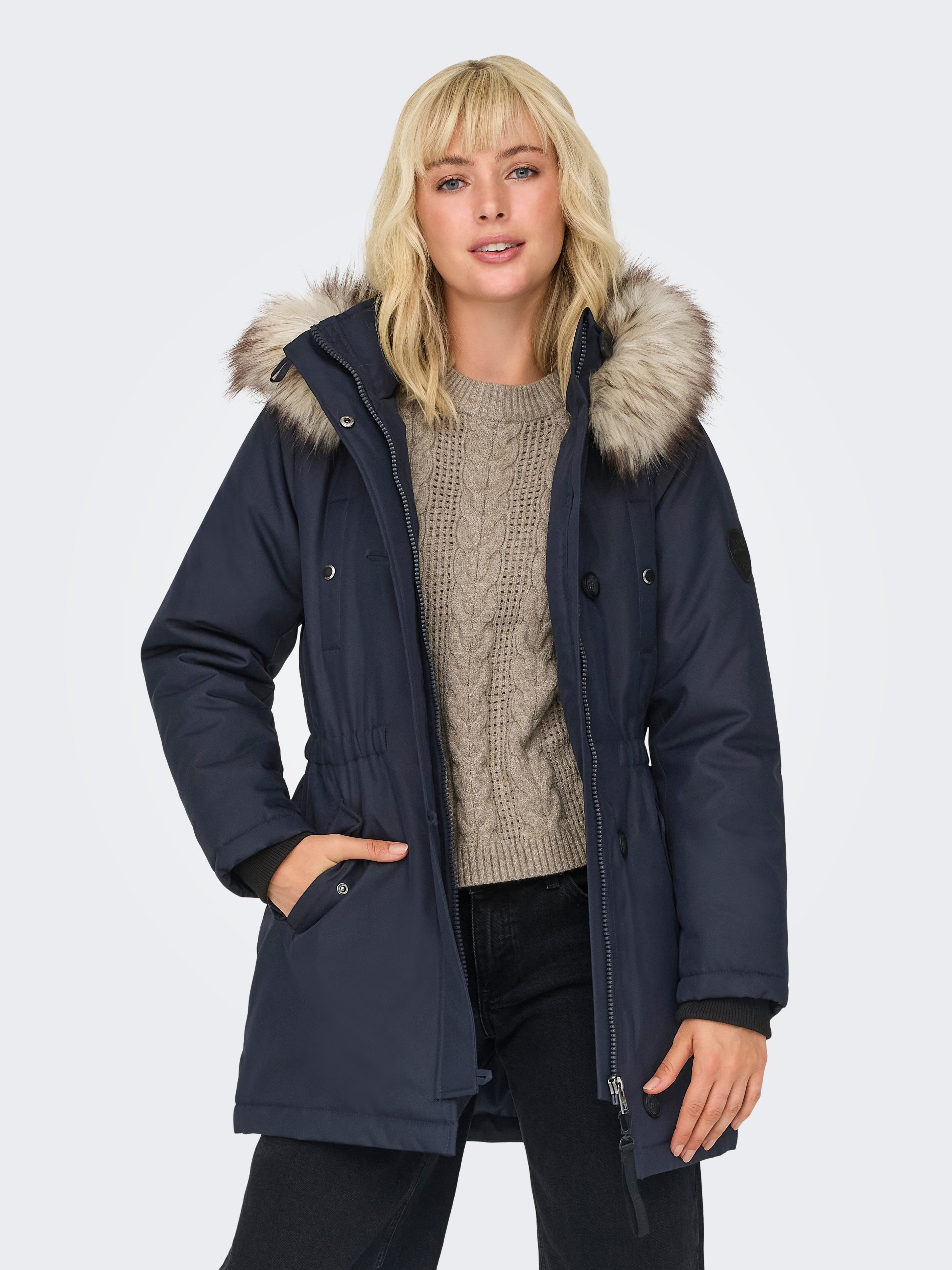 ONLIRIS Langer Parka Night Sky