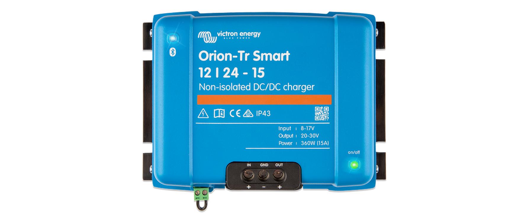 Laderegler Orion-Tr Smart 12-24 V 15A, 360 W<br>Ladewandler mit 3 Ladestufen, nicht isoliert