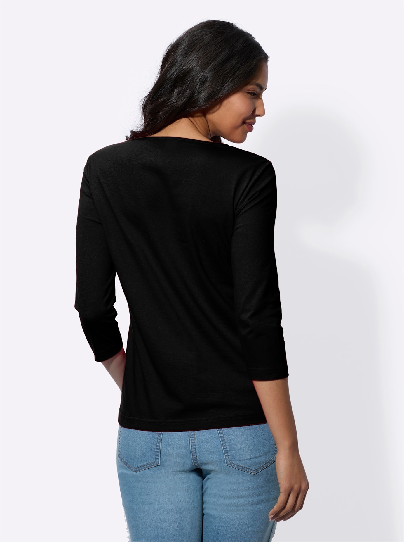 Classic Basics Rundhalsshirt »3/4-Arm-Shirt«, 1 Stk.