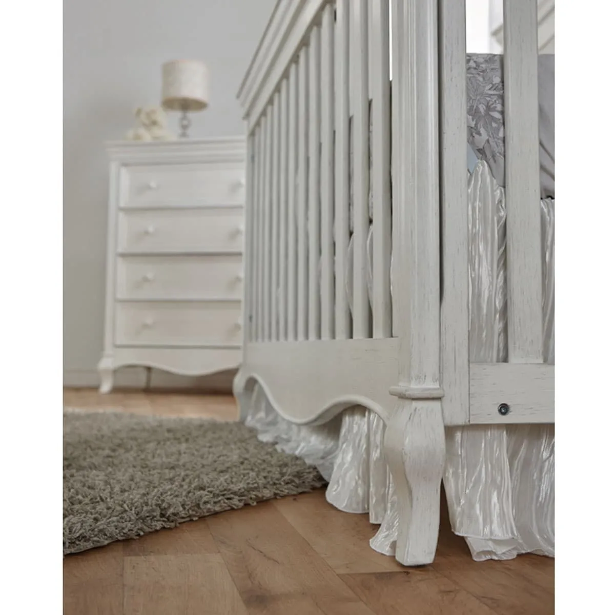 Pali Design Couchette Convertible Diamante - Blanc Vintage
