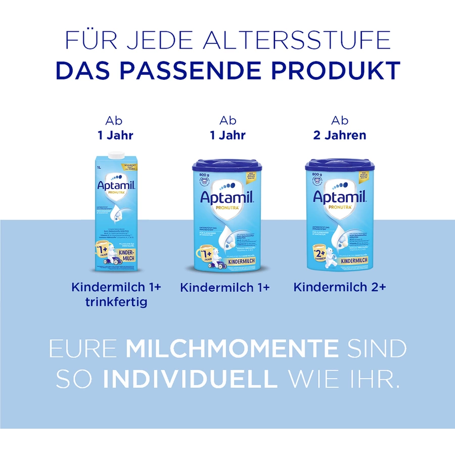 Aptamil Kindermilch 2+ Pronutra 800g ab dem 2. Jahr