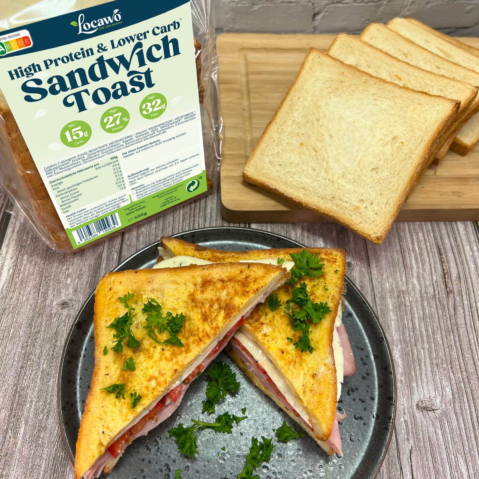 Locawo High Protein & Low Carb Sandwich Toast