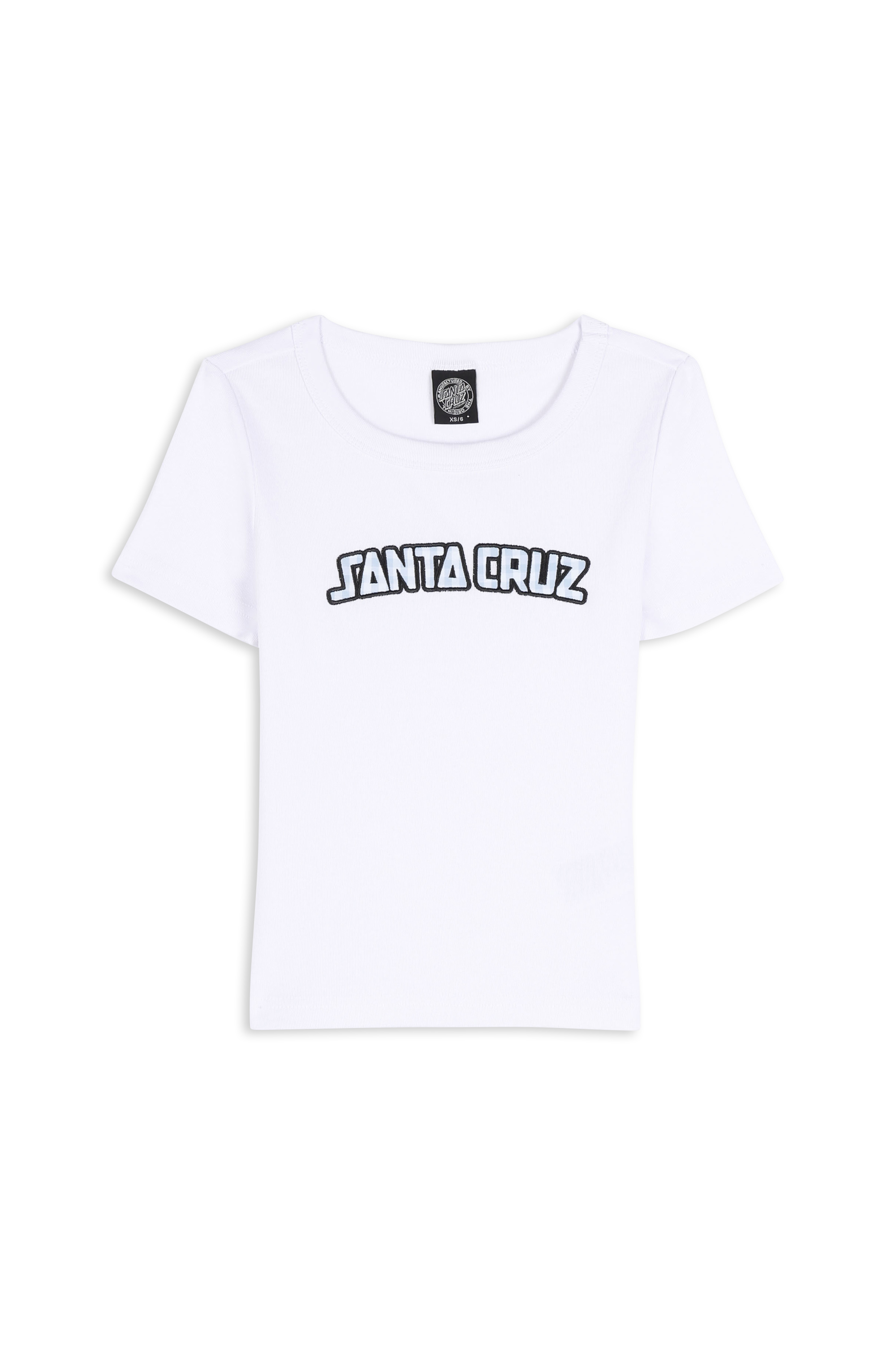 SANTA CRUZ T-Shirt Peace Strip Blanc
