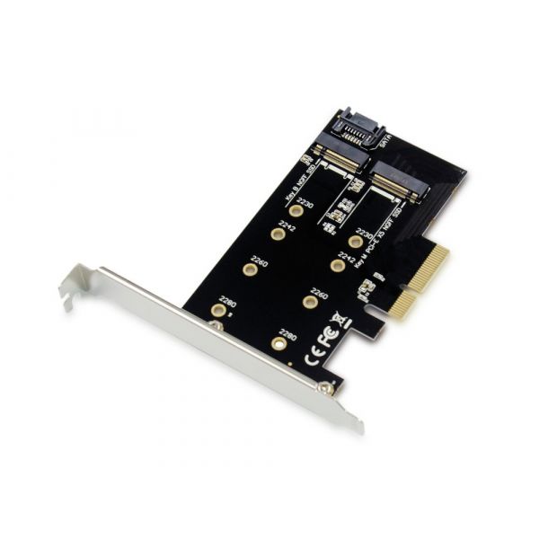 Conceptronic Emrick Adaptador PCIe SSD M.2 2 em 1