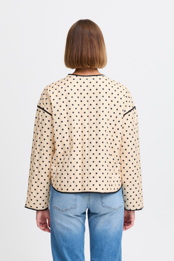 ICHI IXMALINI JA Creme w. black dot