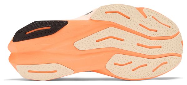 Chaussures Running New Balance FuelCell Rebel v4 Orange/Blanc Homme