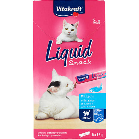 Flydende snack m. laks