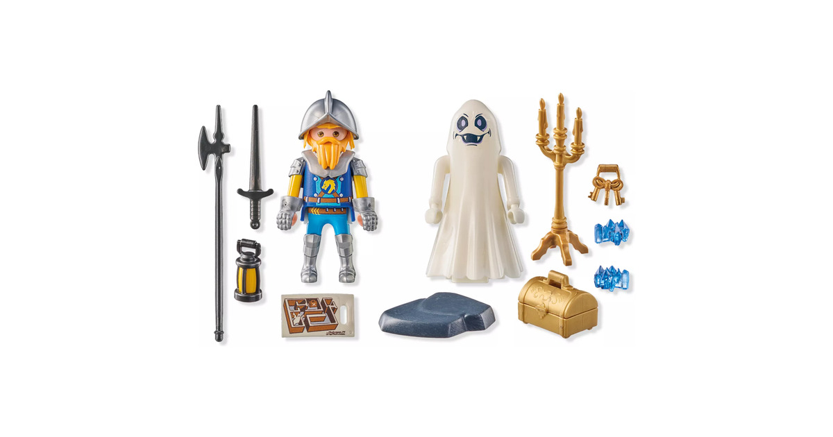 PLAYMOBILNovelmore - Spook en Novelmore ridder Constructiespeelgoed  (71797)