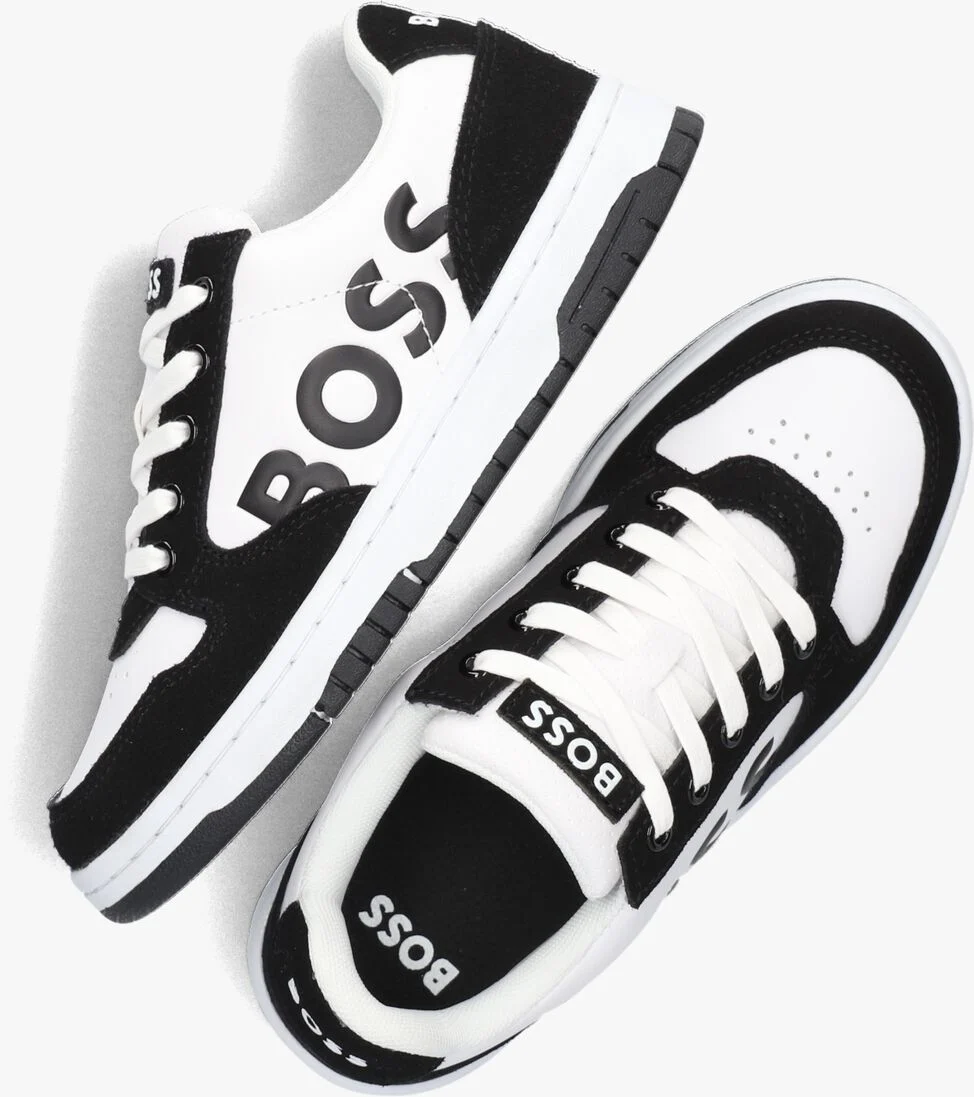 BOSS KIDS zwarte boss kids lage sneakers baskets 29359