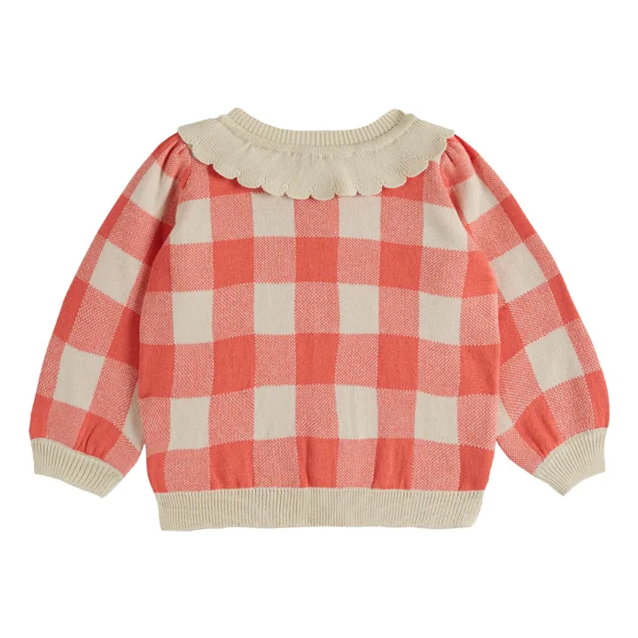 Emile et Ida Cardigan Vichy | Rose