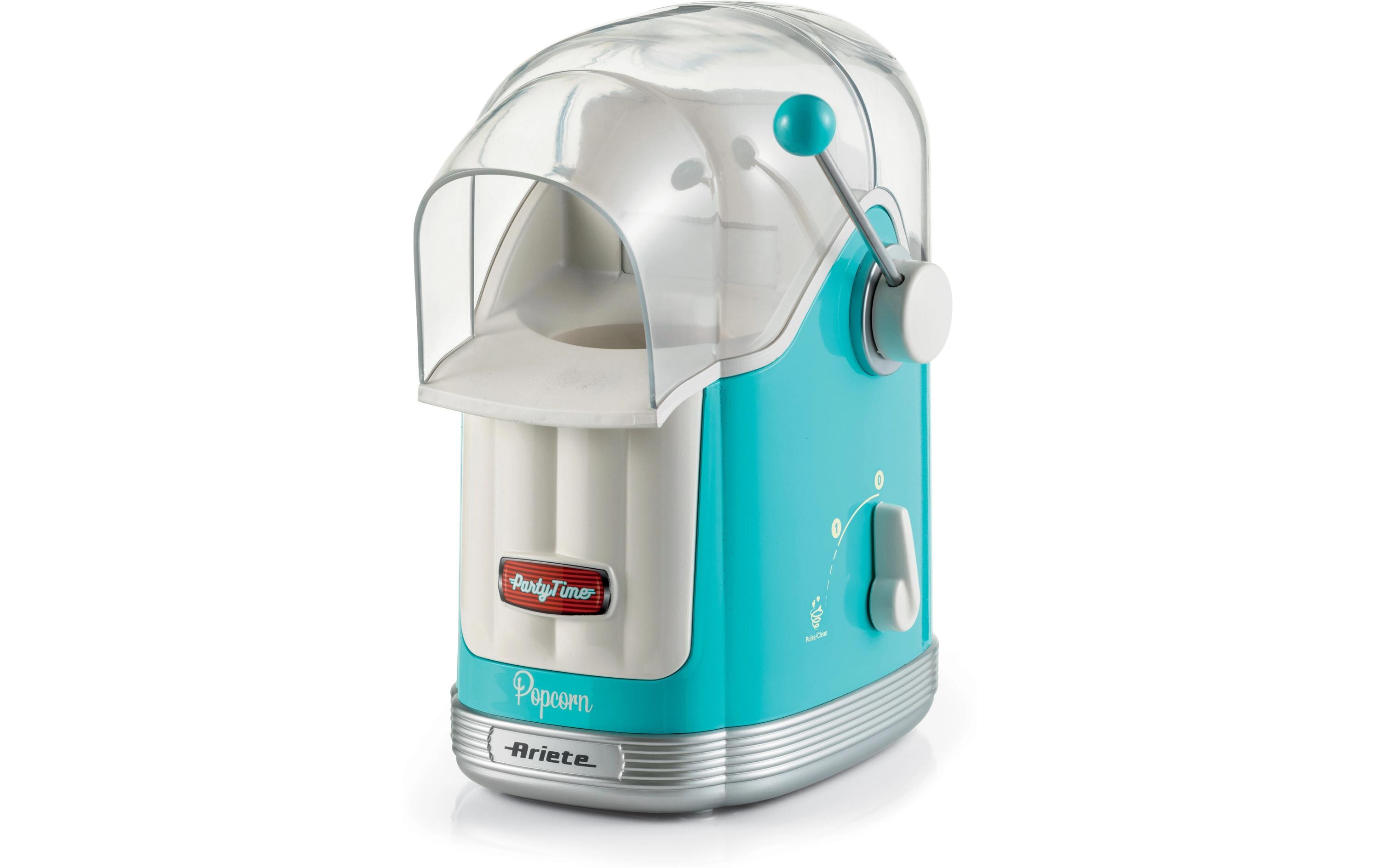 Popcorn Maschine Party Time ARI-2958-BL Blau/WeissPopcornmaschine im Retro-Design