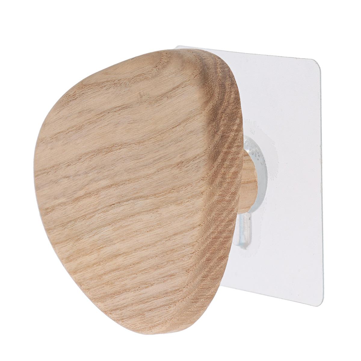 PATERE BOIS FORME GALET GRAND MODELE NATUREL