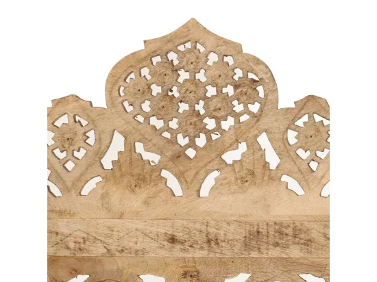 Cloison de séparation 5 panneaux 200x165 cm Bois de manguier