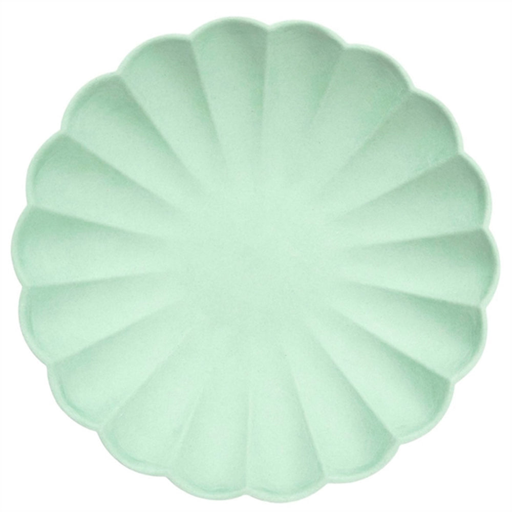 Køb Meri Meri Simply Eco Mint Tallerkener Small