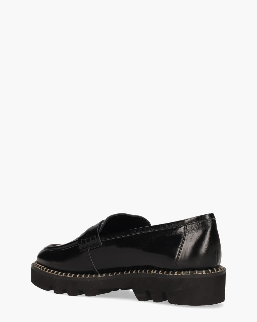 Di Lauro Pearl Zwart Damesloafers