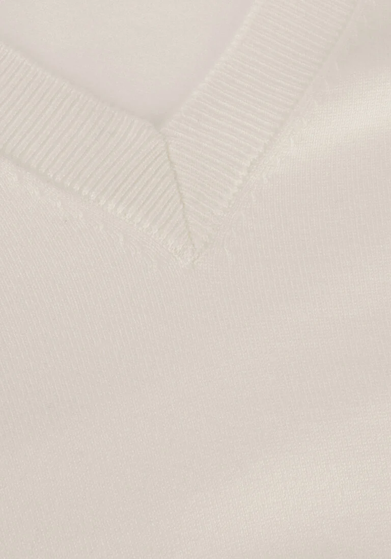 MINUS gebroken wit minus trui milla 3/4 sleeve knit pullover