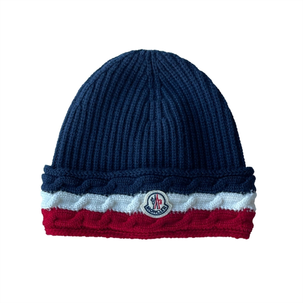 Berretto Tricot Hue Navy - Moncler → Luksusbaby.dk