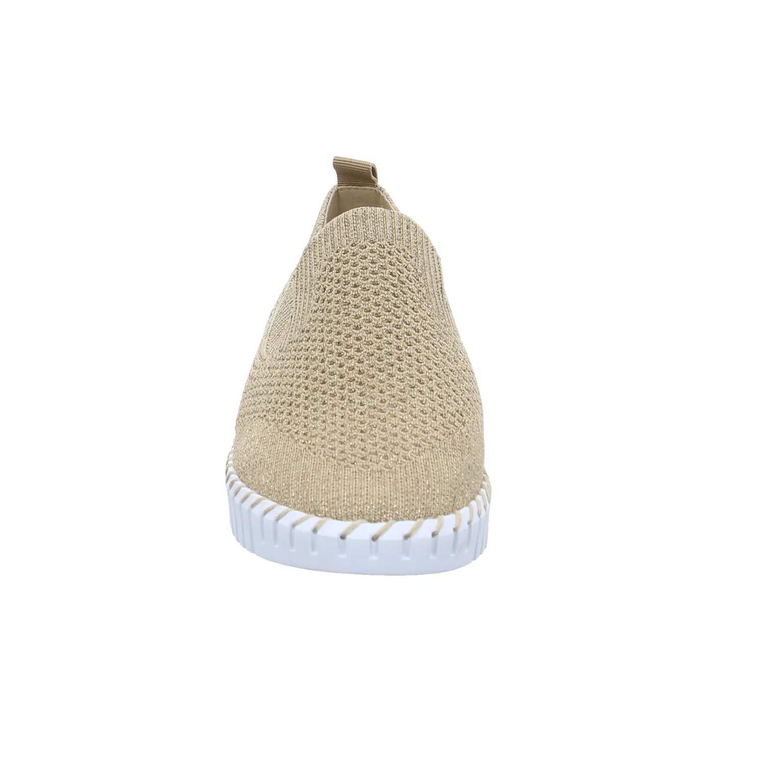 LA STRADA Slipper Gold Textil