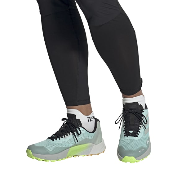 Chaussure trail ADIDAS TERREX AGRAVIC FLOW 2 GORE-TEX SEMI FLASH AQUA/WONDER SILVER/LUCID LEMON
