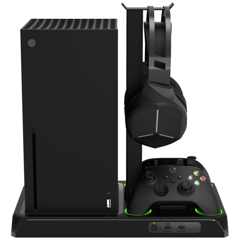 iMP Tech Xbox Series X|S DLX+LED Multifunktions-Ladestation mit 2 Akkus