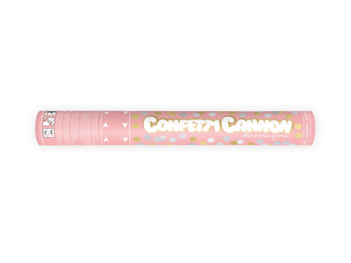 Confetti Kanon Goud Zilver 40cm