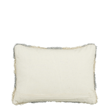 Sierkussen ruit beige - l35xb25xh10cm