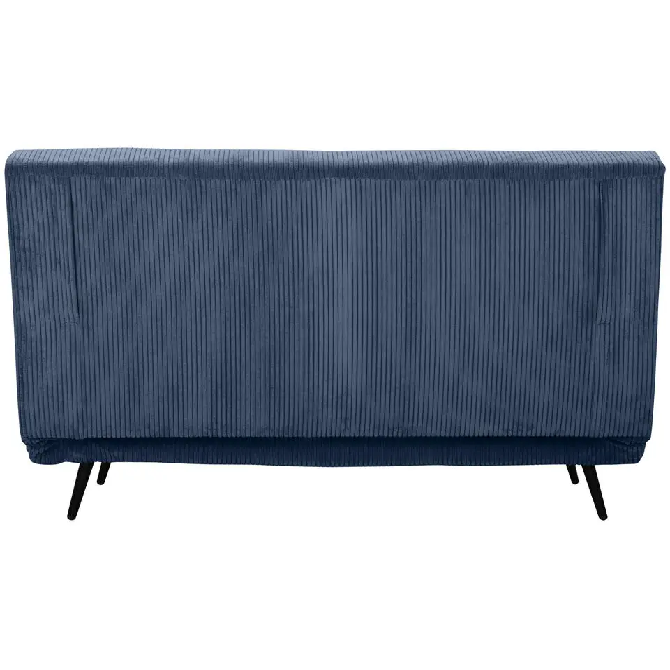 Mallory - Slaapbank 140 cm in blauwe stof
