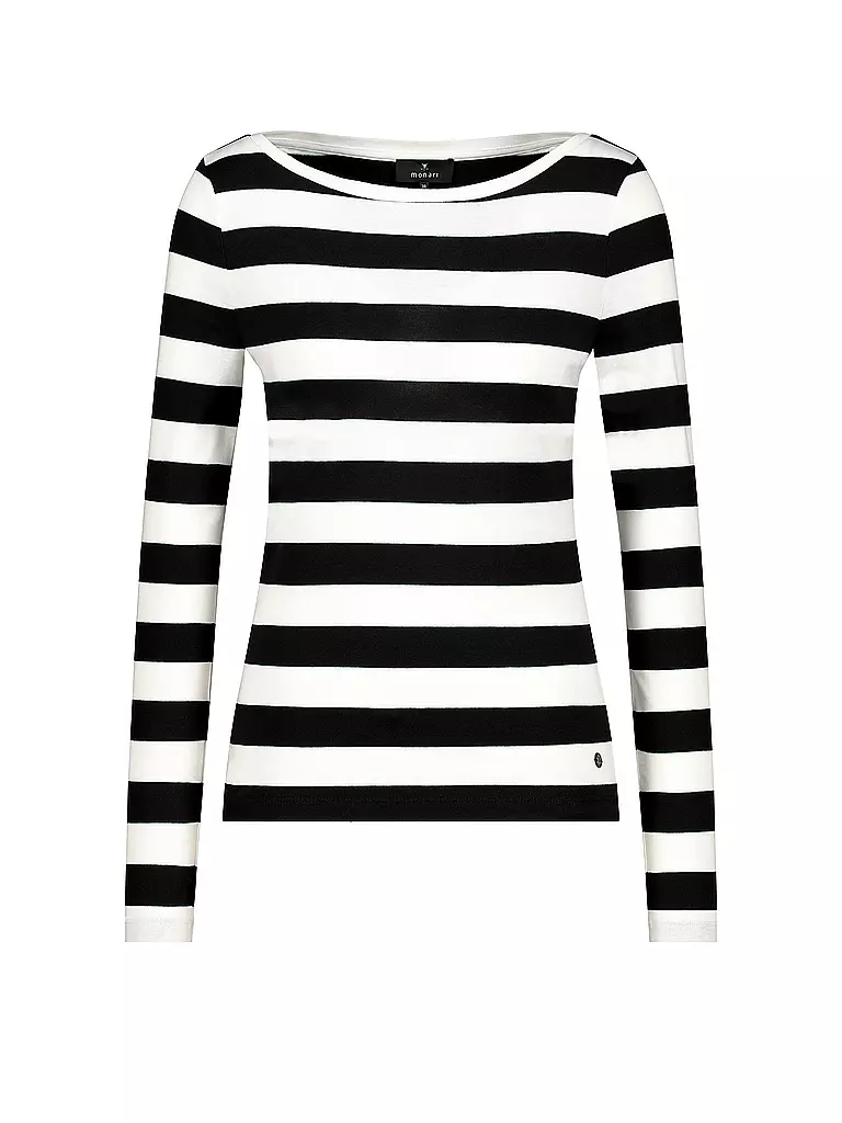 MONARI Langarmshirt schwarz