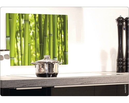 Keukenachterwand mySPOTTI pop bamboe 59x41 cm