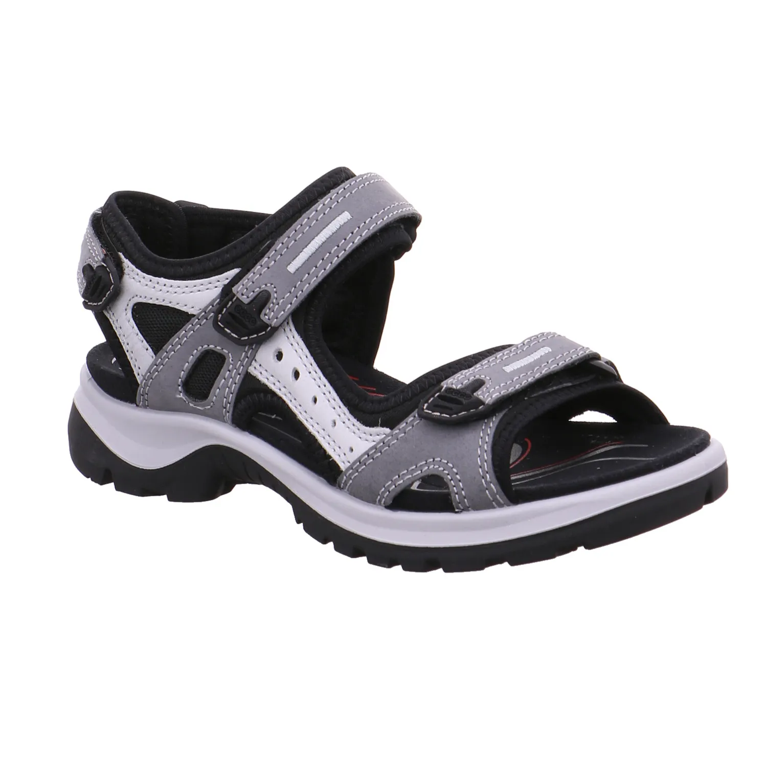 ECCO Trekking-Sandalette Grau Leder