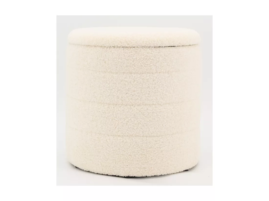 Pouf / coffre en bouclette Petit
