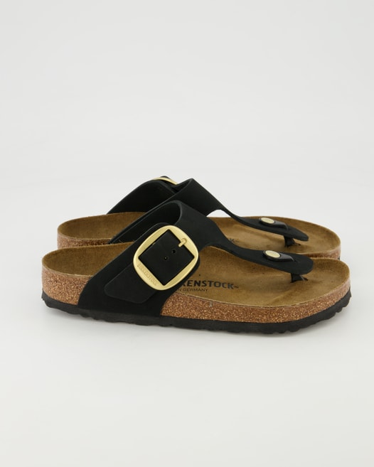 Birkenstock Gizeh Big Buckle Pantoletten in Schwarz