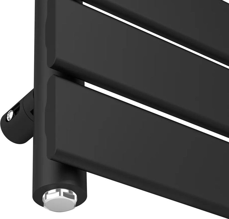 Guido Gusto - Ella - Elektrische Designradiator - Mat Zwart - 120x60cm - 700W