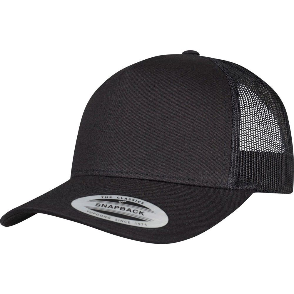 CAPS FLEXFIT TRUCKER 5-PANEL BLACK