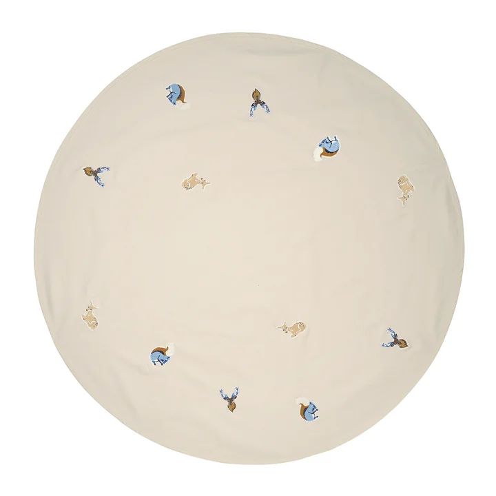 Broste Copenhagen - Deer Weihnachtsbaumdecke, Ø 120 cm, warm beige