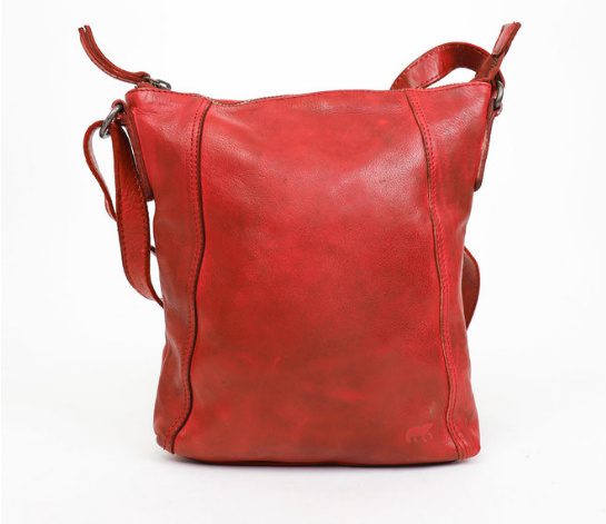 Bear Design Cow Lavato Schoudertas Veerle Rood CL40479