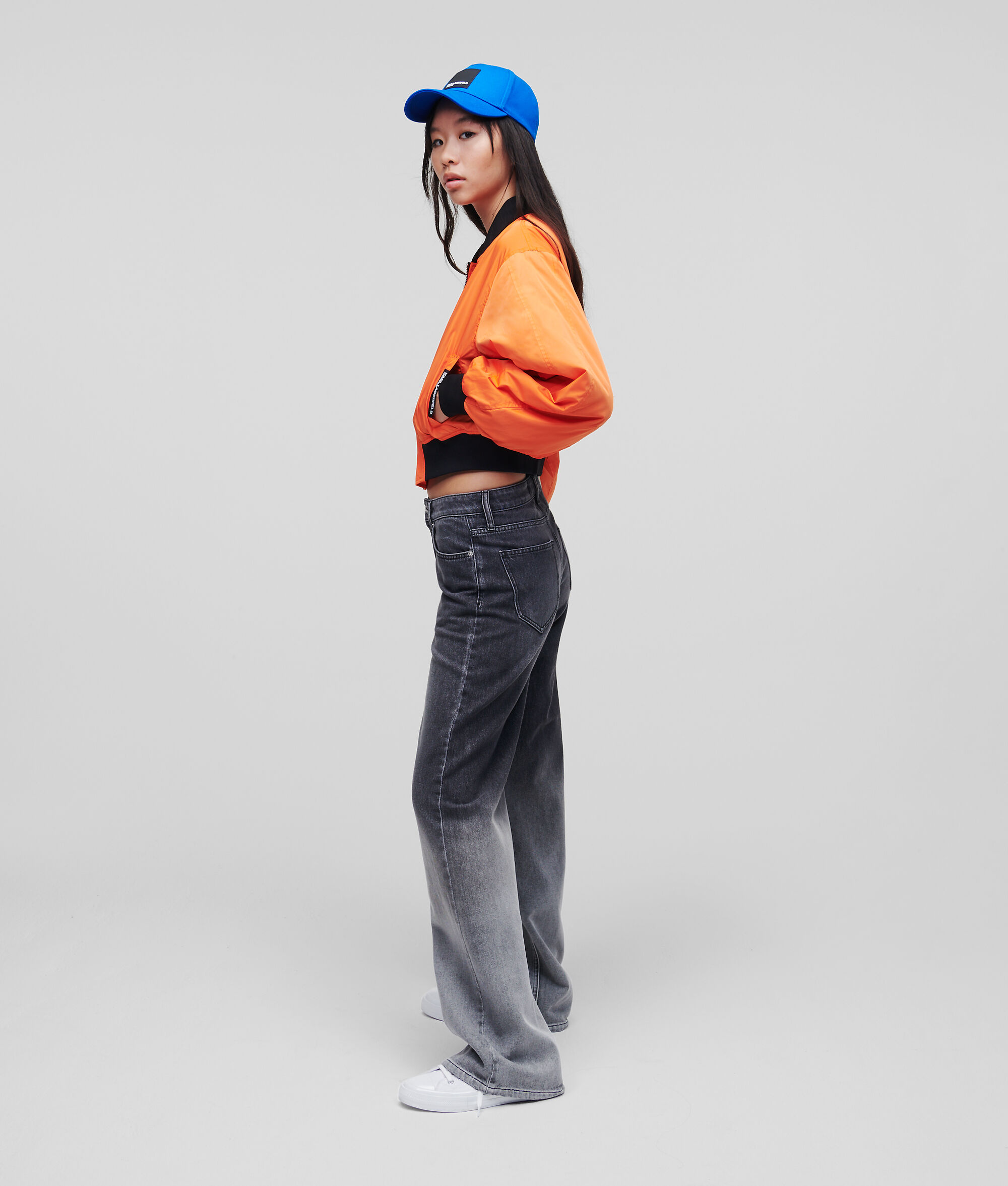 BLOUSON AVIATEUR CROPPED KLJ
