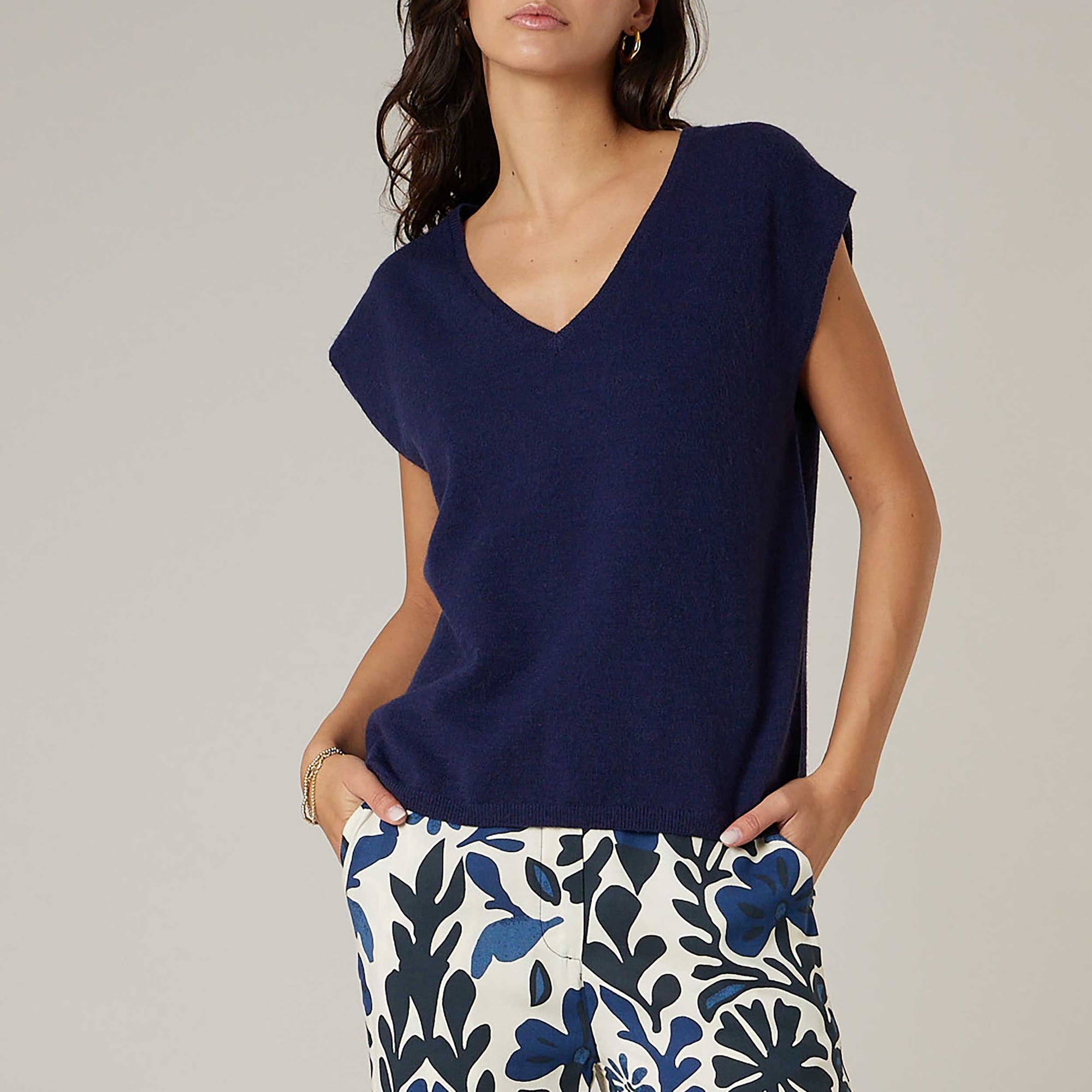 Pull Femme bleu marine