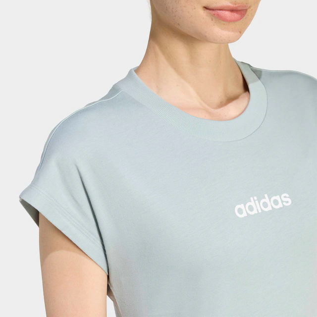 adidas Sportswear T-Shirt »W LIN SJ T« sportlicher Stil, Kurzarm, ohne Verschluss, aus Baumwolle