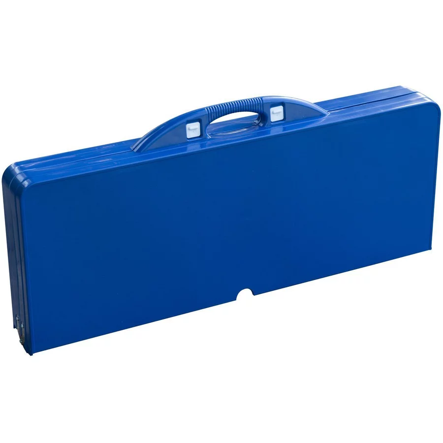 Outsunny Campingtisch mit 4 Sitzer blau