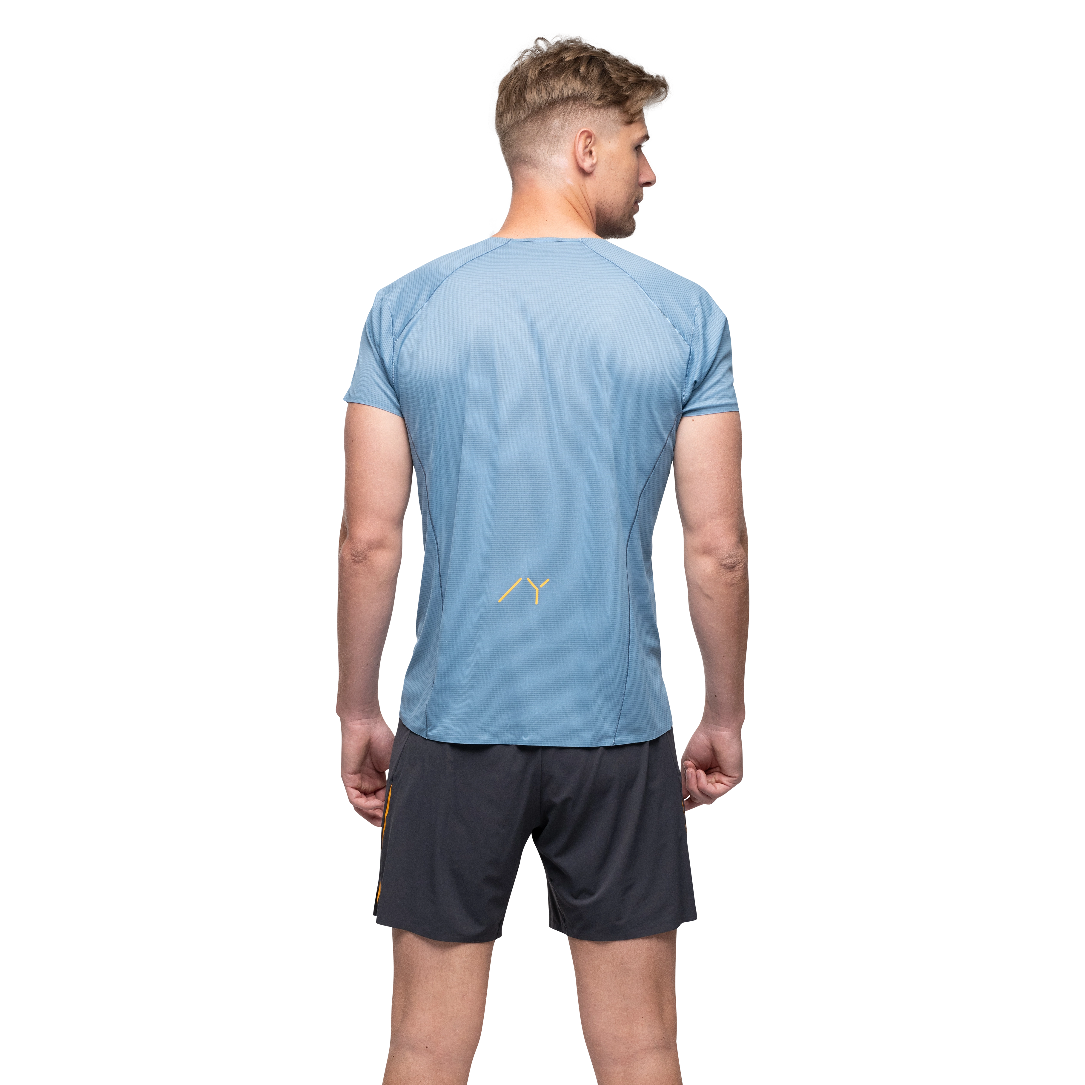 Y LightLine Fast Tee Men Elemental Blue