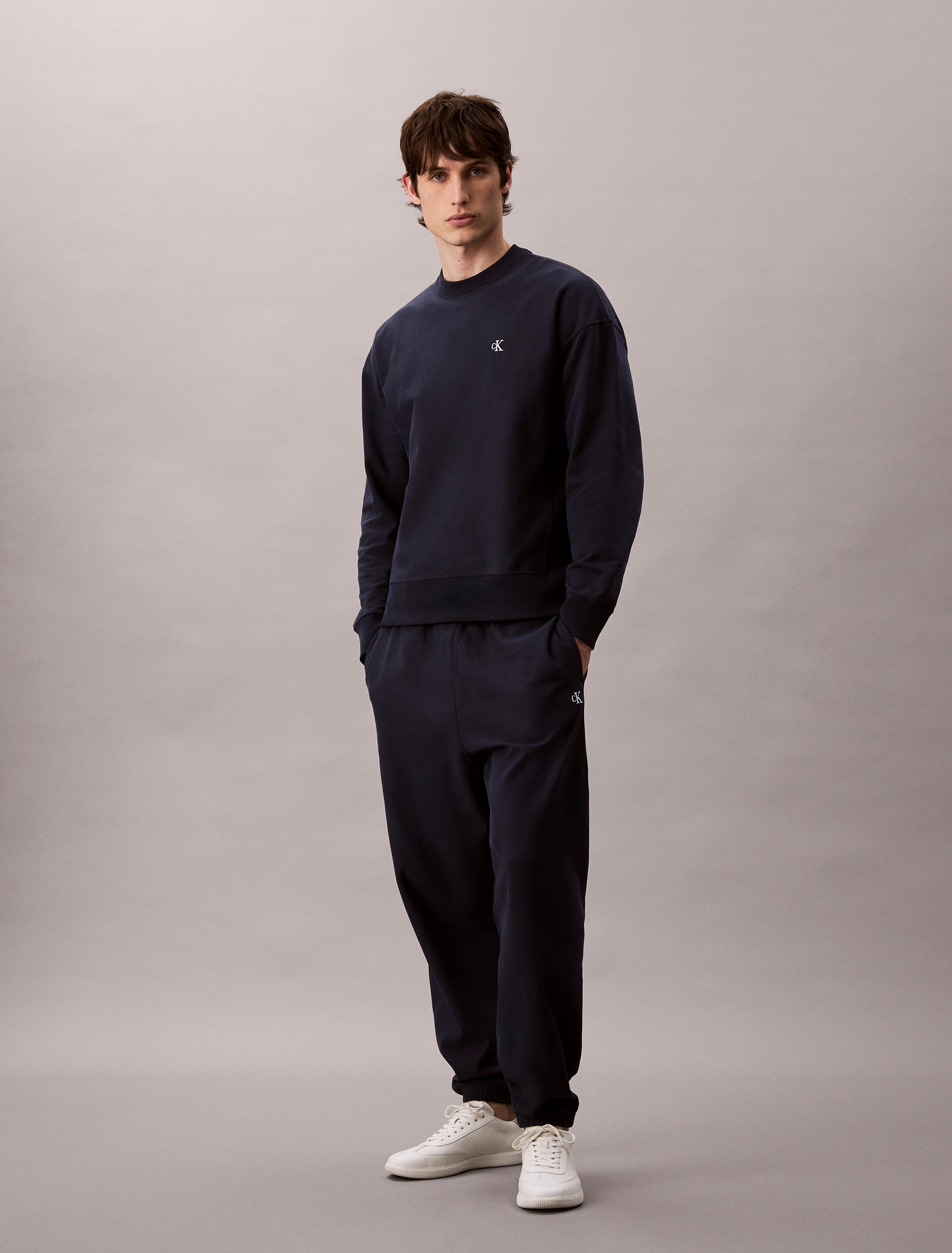 Calvin Klein Jeans Sweathose »PREMIUM TERRY MONOGRAM JOGGER«  Mit elastischem Bund