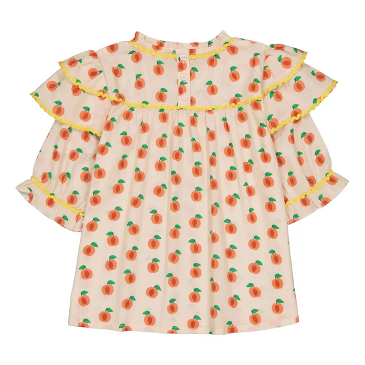 Hello Simone Blouse Jacynthe Pêche | Crème